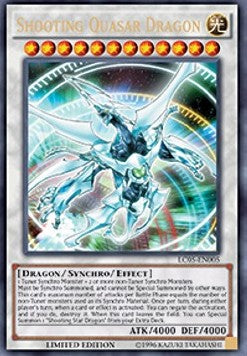 Quasarschnuppen-Drache LC05-005 Ultra Rare Excellent Deutsch