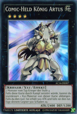 Comic-Held König Artus AC14-007 Super Rare Near Mint Deutsch