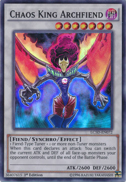 Chaoskönig-Erzunterweltler LC5D-072 Super Rare Excellent Deutsch 1. Auflage