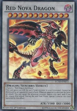Roter Nova-Drache LC5D-073 Super Rare Excellent Deutsch 1. Auflage