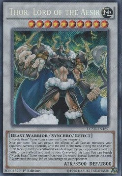 Thor, Herr der Asen LC5D-189 Secret Rare Excellent Deutsch 1. Auflage