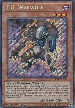 T.G. Kriegswolf LC5D-209 Secret Rare Excellent Deutsch 1. Auflage