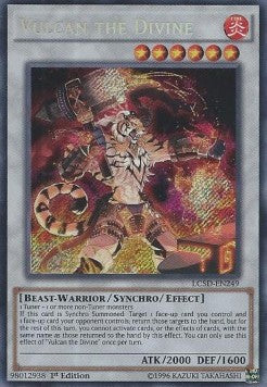 Vulcan der Göttliche LC5D-249 Secret Rare Excellent Deutsch 1. Auflage