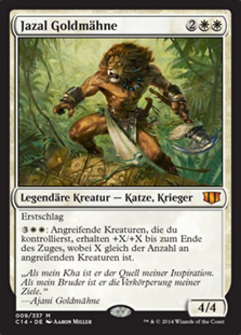 Jazal Goldmähne C14-9 Mythic Excellent Deutsch