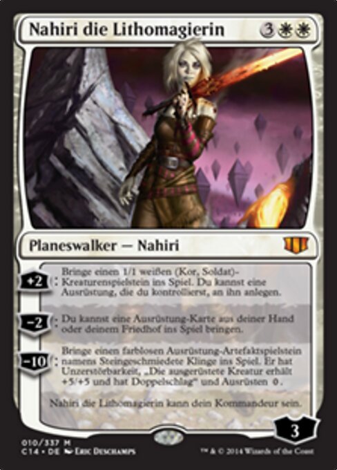 Nahiri die Lithomagierin (V.1) C14-10 Mythic Excellent Deutsch