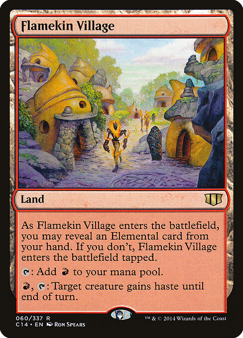 Flamekin Village C14-60 Rare Excellent Englisch