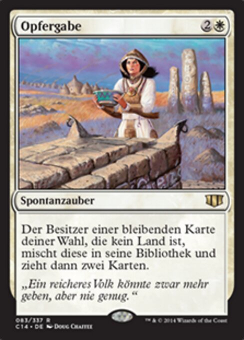 Opfergabe C14-83 Rare Excellent Deutsch