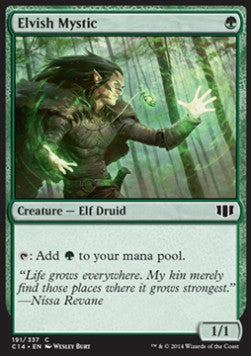 Elvish Mystic C14-191 Common Excellent Englisch