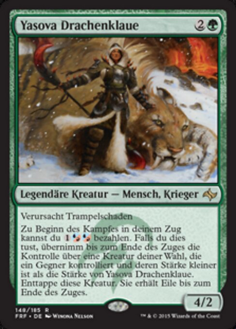 Yasova Drachenklaue FRF-148 Rare Excellent Deutsch