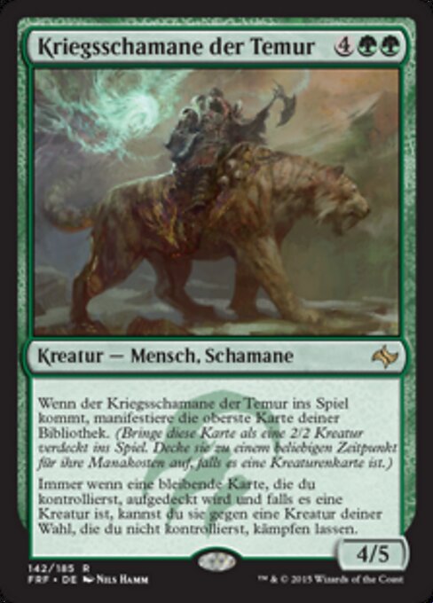Kriegsschamane der Temur FRF-142 Rare Excellent Deutsch