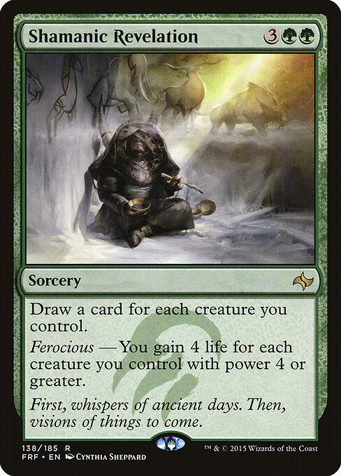 Shamanic Revelation FRF-138 Rare Light Played Englisch Foil