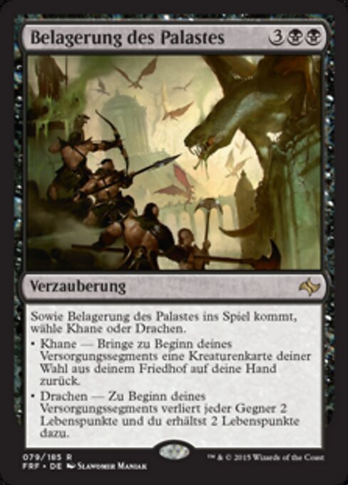 Belagerung des Palastes FRF-79 Rare Good Deutsch