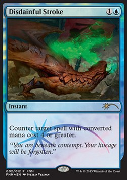 Verächtlicher Hieb FNM- Rare Excellent Deutsch Foil