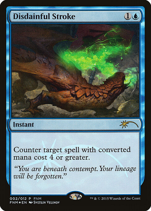 Disdainful Stroke FNM- Rare Good Englisch Foil