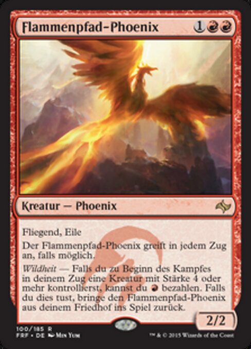 Flammenpfad-Phoenix FRF-100 Rare Excellent Deutsch