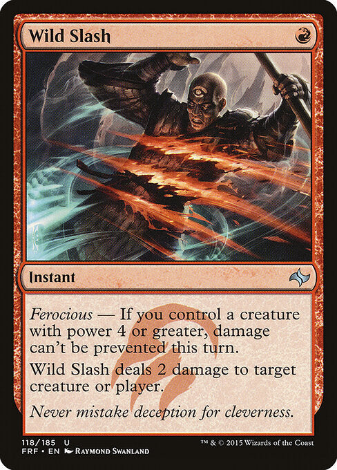 Wild Slash FRF-118 Uncommon Near Mint Englisch