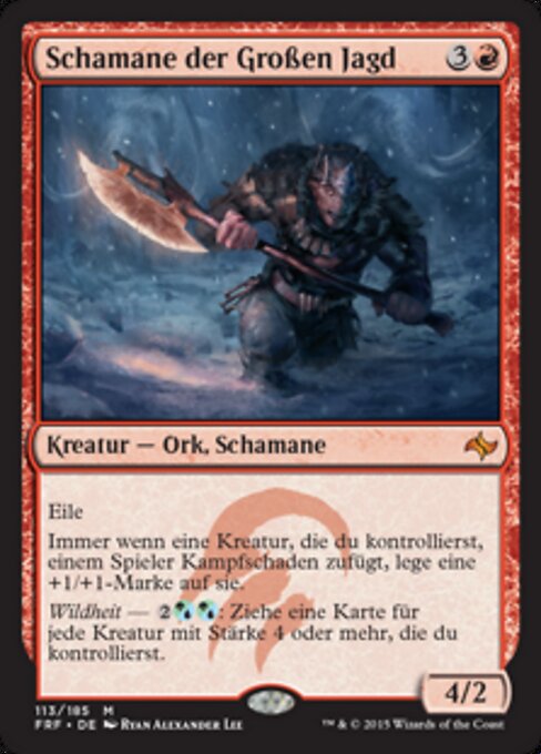 Schamane der Großen Jagd FRF-113 Mythic Excellent Deutsch