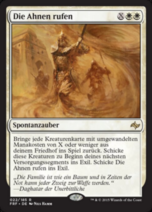 Die Ahnen rufen FRF-22 Rare Excellent Deutsch