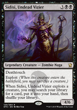 Sidisi, Undead Vizier DTK-120 Rare Excellent Englisch