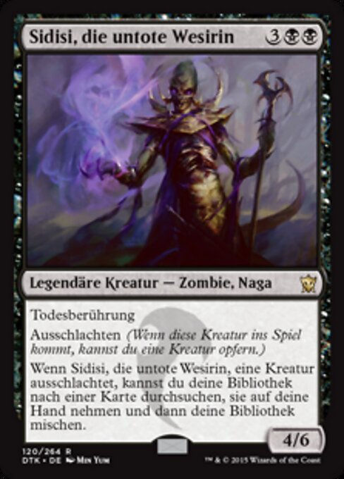 Sidisi, die untote Wesirin DTK-120 Rare Excellent Deutsch