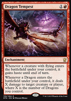 Dragon Tempest DTK-136 Rare Excellent Englisch