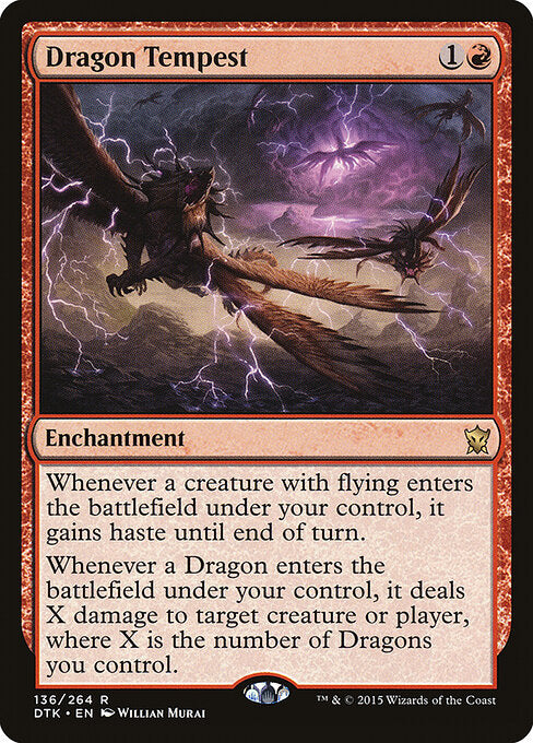 Dragon Tempest DTK-136 Rare Excellent Englisch