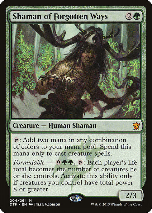 Shaman of Forgotten Ways DTK-204 Mythic Good Englisch