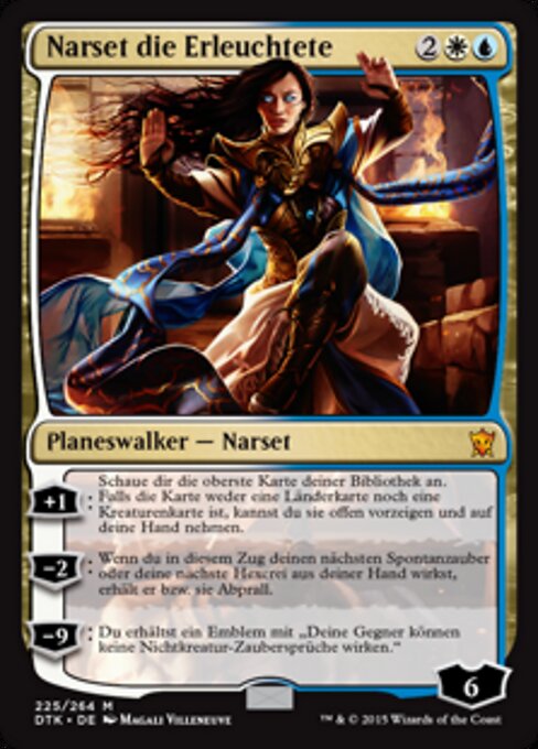 Narset die Erleuchtete DTK-225 Mythic Excellent Deutsch