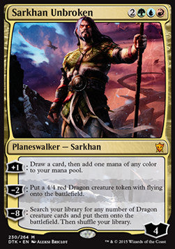 Sarkhan der Ungebrochene DTK-230 Mythic Excellent Englisch