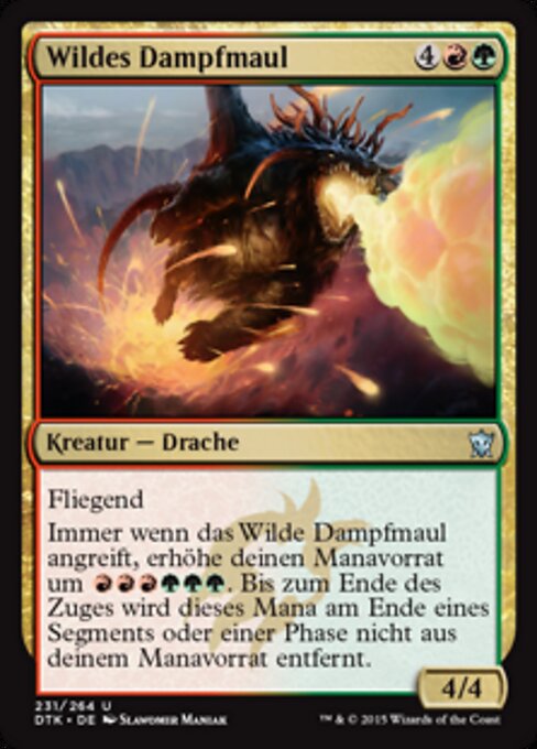 Wildes Dampfmaul DTK-231 Uncommon Good Deutsch