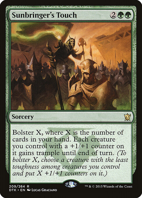 Sunbringer's Touch DTK-209 Rare Good Englisch Foil