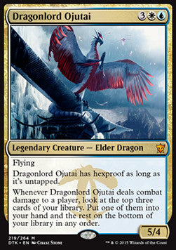 Drachenfürst Ojutai DTK-219 Mythic Good Deutsch