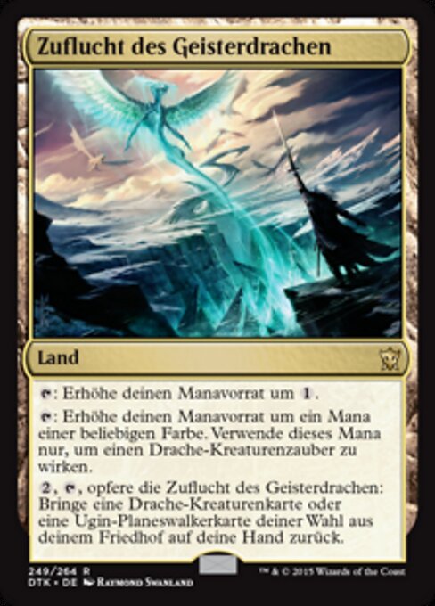 Zuflucht des Geisterdrachen DTK-249 Rare Excellent Deutsch