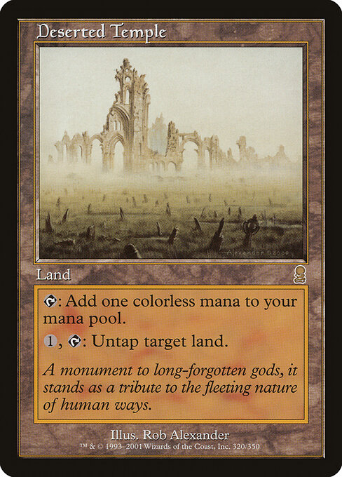 Deserted Temple ODY-320 Rare Excellent Englisch