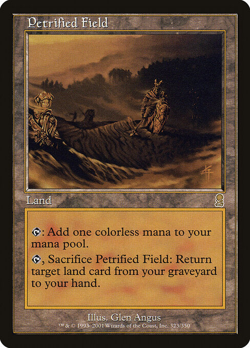 Petrified Field ODY-323 Rare Light Played Englisch