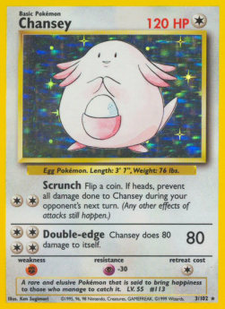 Chaneira BS-3 Holo Rare Played Deutsch