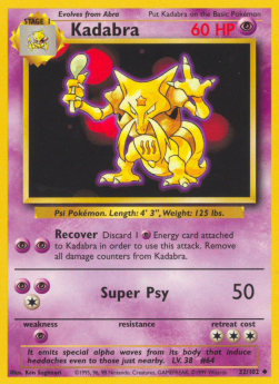 Kadabra BS-32 Uncommon Poor Deutsch