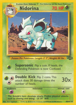 Nidorina JU-40 Uncommon Excellent Deutsch