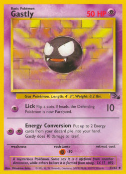 Gastly FO-33 Uncommon Good Englisch