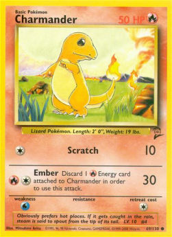 Charmander B2-69 Common Light Played Englisch