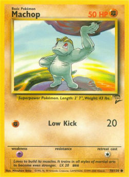 Machop B2-78 Common Excellent Englisch