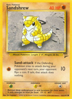 Sandshrew B2-91 Common Excellent Englisch