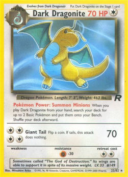 Dunkles Dragoran TR-22 Rare Light Played Deutsch