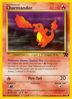 Charmander TR-50 Common Light Played Englisch