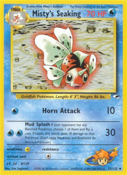 Misty's Seaking GH-55 Uncommon Excellent Englisch