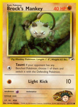 Brock's Mankey GH-67 Common Played Englisch