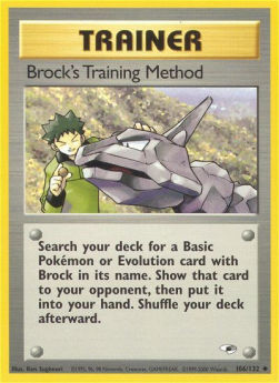 Brock's Training Method GH-106 Uncommon Played Englisch