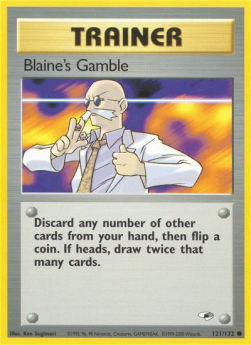 Blaine's Gamble GH-121 Common Light Played Englisch