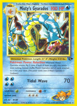 Misty's Gyarados GC-13 Holo Rare Played Englisch