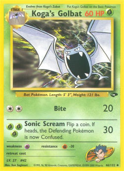 Koga's Golbat GC-46 Uncommon Played Englisch